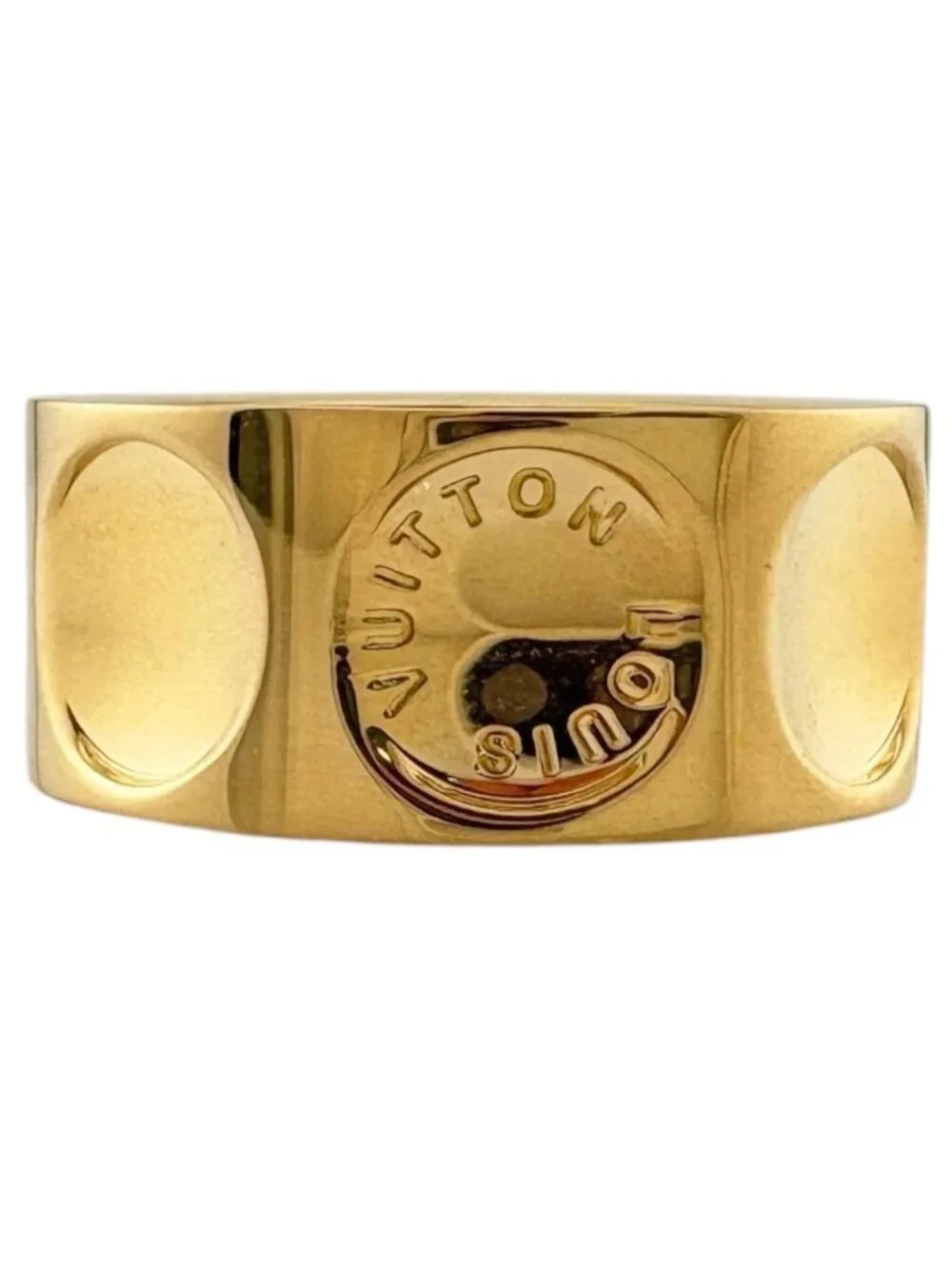 Louis Vuitton Grand Bague Empreinte Ring 18k Gold